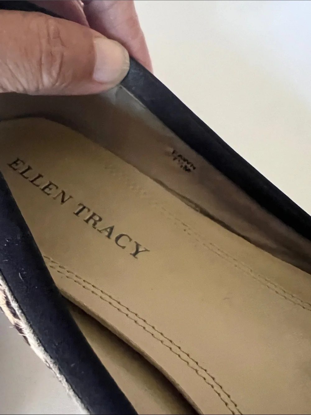 Ellen Tracy Leopard-Print Pointed-Toe Flats with Black Bow